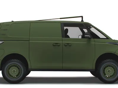 VW ID Buzz Military 2022 3D model