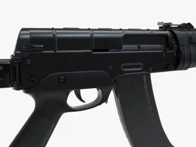 Assault rifle AEK 971 3D model