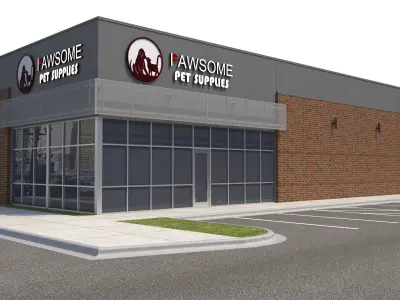 Retail-117 Retail Stores 3D model