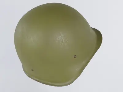 Soviet War Helmet Low-poly 3D model