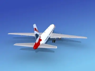 Boeing 757-200 British Airways 3D model