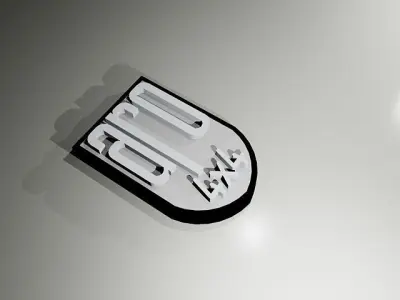 ARO 4x4 SUV Logo  3D print model