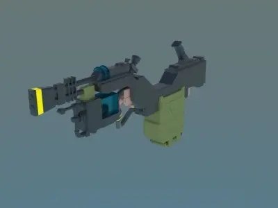 K9000 Cyber Dog Gun 3D model