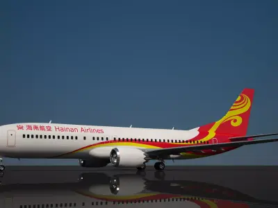 Hainan Airlines 737 max 8 3D model
