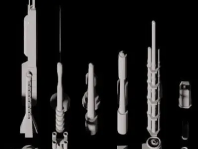 Greeble Pack 3D model