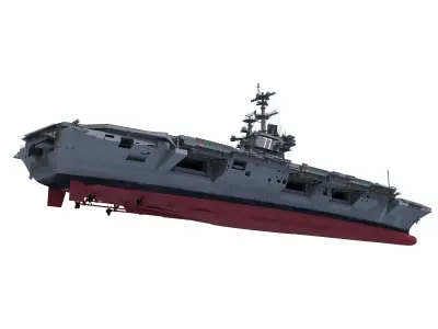 USS George H W Bush Aircraftcarrier CVN-77 3D model