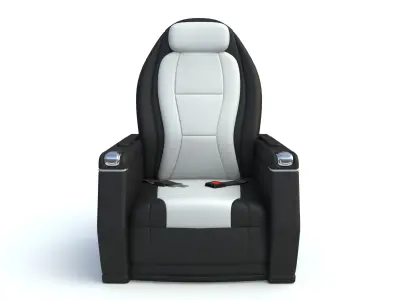 Private Airplane Seat 3D model