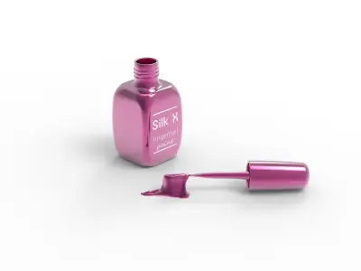 fingernails paint bottle 3D model