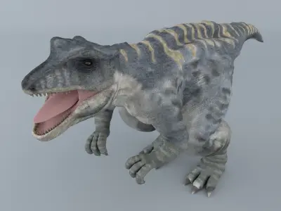 Giganotosaurus dinosaur 3D model