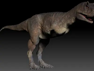 Dinosaur Carnotaurus SCULPT Project 3D model