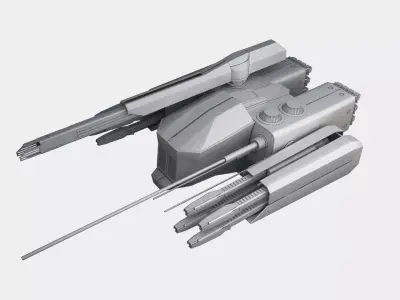 Medium attack drone 3D model