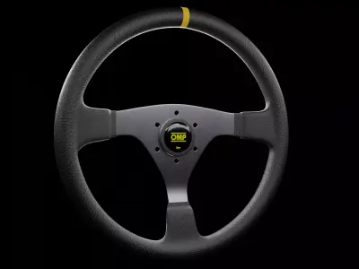 OMP Racing Streering wheel Free low-poly 3D model