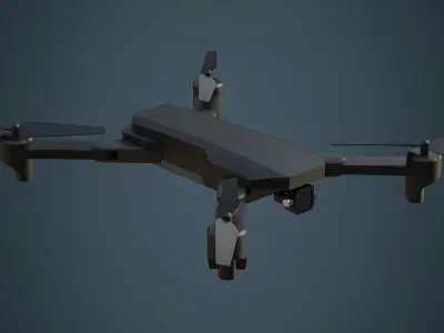 Quadcopter 1 Untextured 3D model