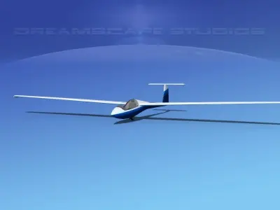 Centrair C-101 Pegase V09 Low-poly 3D model