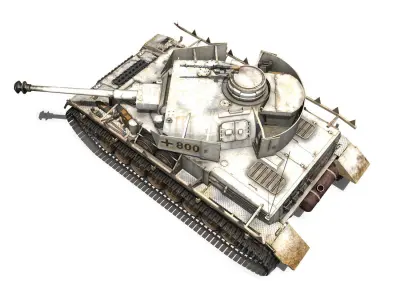 PzKpfw IV - Panzer 4 - Ausf H - Winter 3D model