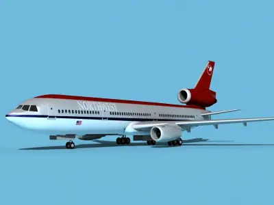 McDonnell Douglas MD-11 Northwest 3D model