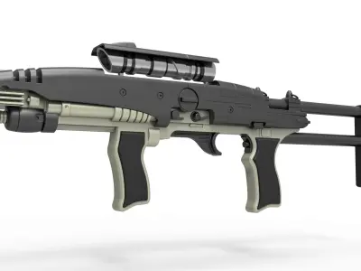 Hero MACO Particle Rifle from Star Trek Enterprise 3D model