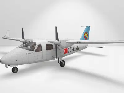 Tecnam P2006T model aircraft 3D model