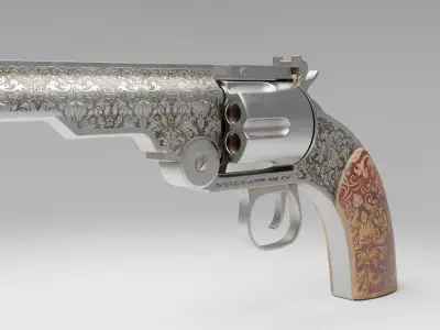 Revolver 8k 3D model