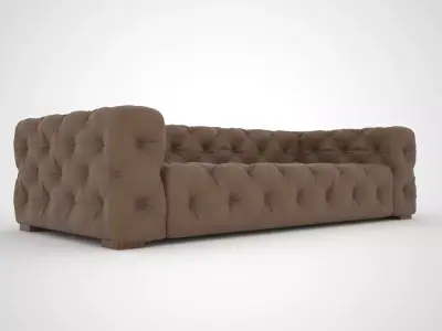 Leather Sofa Armchair 3D model Free 3D model