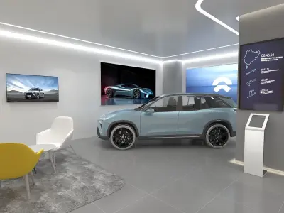 NIO Auto Mall Exhibition Hall 3D model