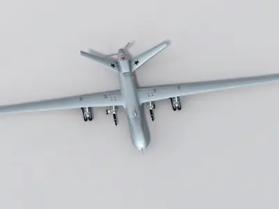 Military Aircraft Drone 3D 3D model