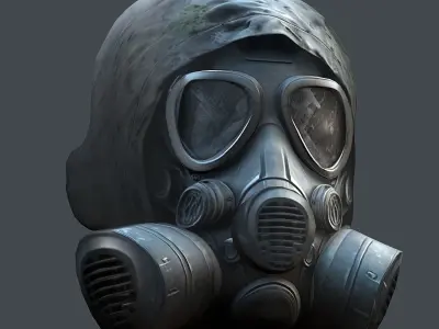 Helmet 3d model military combat Military Low-poly Low-poly 3D model