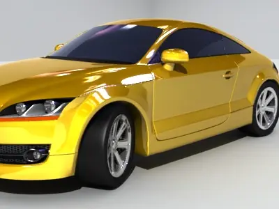Audi TT 2006 Free 3D model