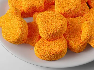 Fish Nuggets 3D model