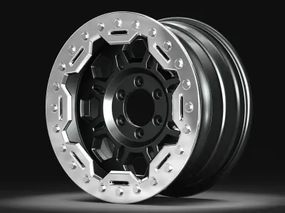 Maverick X3 Beadlock Wheel 3D model
