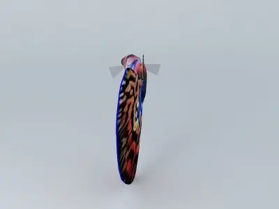 Very colorful fish Free 3D model