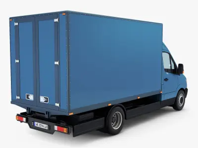 Mini Truck Box v 3 3D model