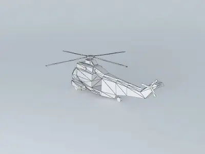 Helicopter СН 53 Free 3D model