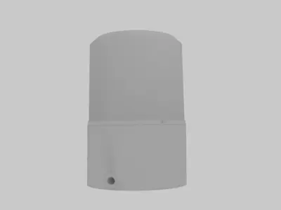 Police Siren Low-poly 3D model