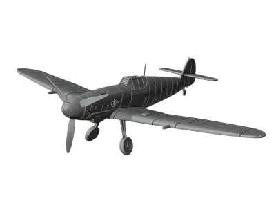 Messerschmitt Bf 109 3D print model