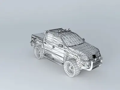 Volkswagen Amarok Arctic Truck Free 3D model