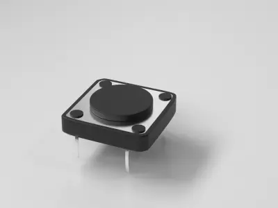 Electronic Push Button Switch 3D model