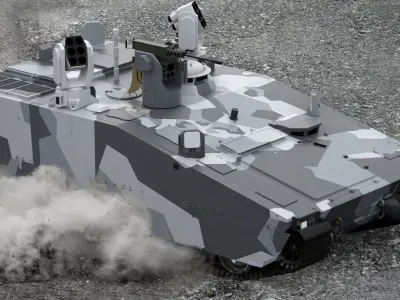 CV90 Armadillo Low-poly 3D model