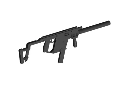 machinegun gun 3D model