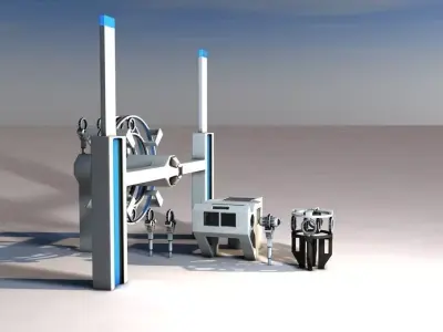 Travelar - Null Gravity Transportation Free 3D model