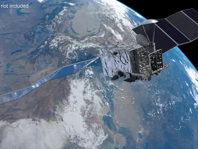Meteorological Satellite 3D model