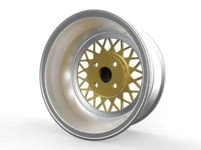 BBS Mahle Custom Wheel 3D model