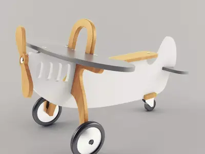 Childrens toy aircraft 3D model