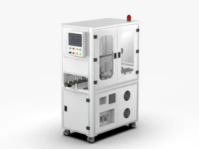 Automatic Permanent Magnet Rotor Spring Assembly Machine 3D model