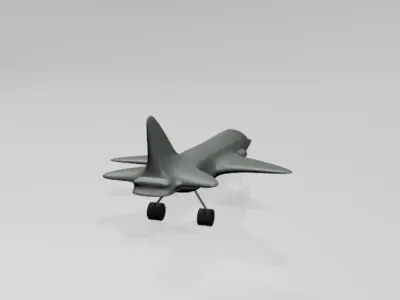 Jet Fighter 04 3D model