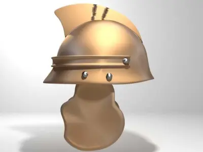 Ancient Combat Helmet - Roman Centurion 3D model