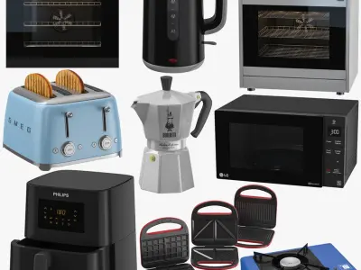 Kitchen Appliance Collection 01 3D model