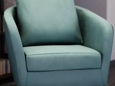 Chair Sofa Free low-poly 3D model