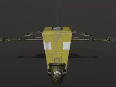 Stylized Claptrap Robot - Post-Apocalyptic Edition Low-poly 3D model