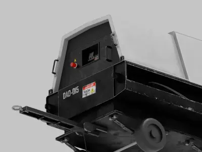 3D Model Ground Power Unit Low-poly 3D model